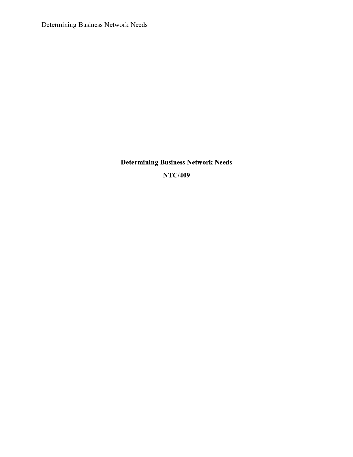 Preview image of Determining_Business_Network_Needs.docx    Determining Business Network Needs  NTC/409 document